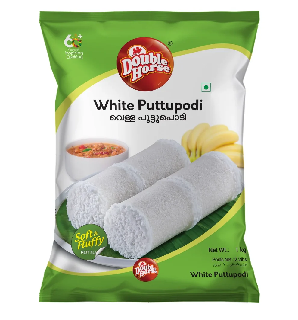 Double Horse White Puttu Powder